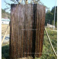 Карбонизированный коричневый декоративный черный бамбуковый забор на продажу